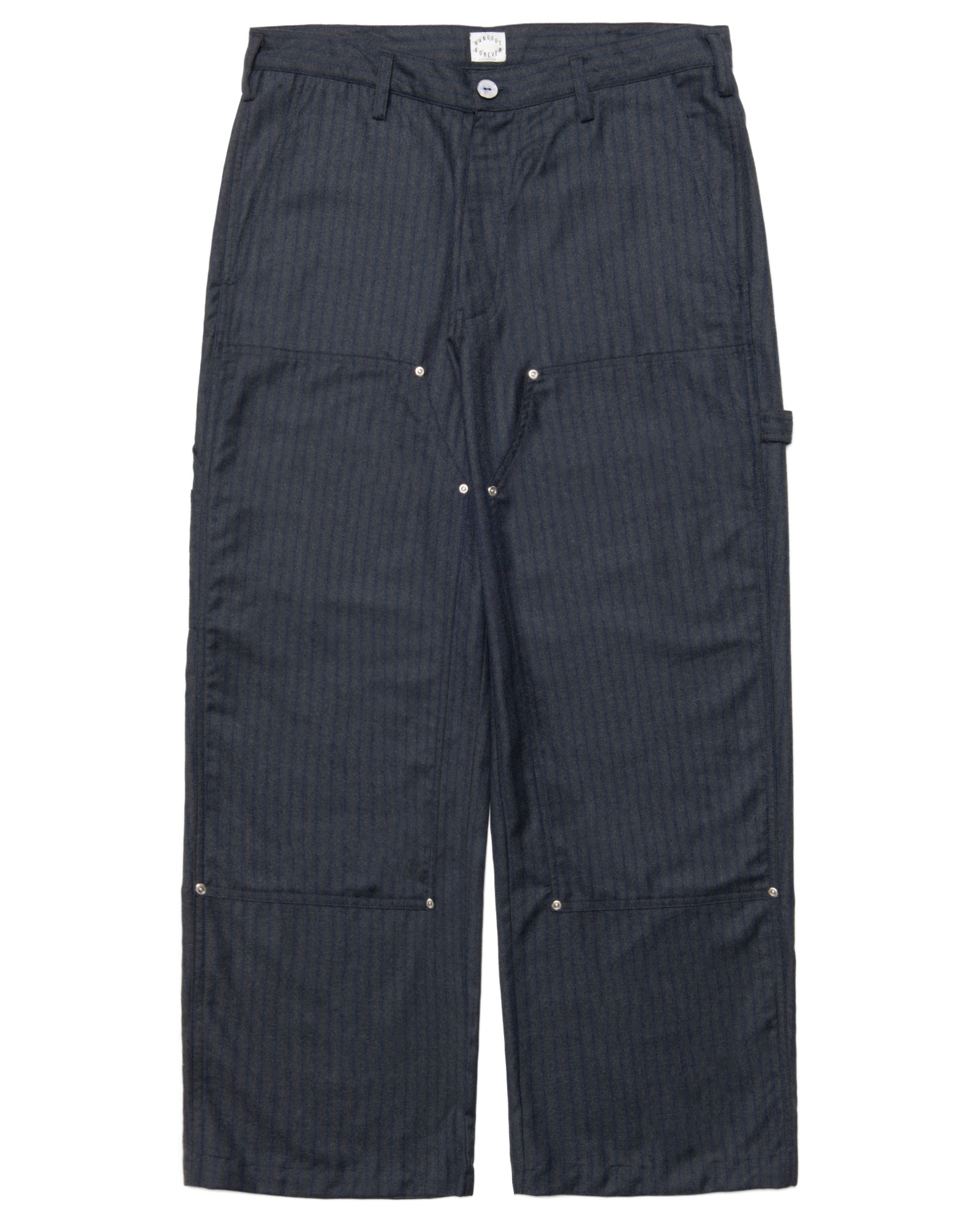 SHED TROUSERS - BLUE SHADOW STRIPE – Hangout Forever