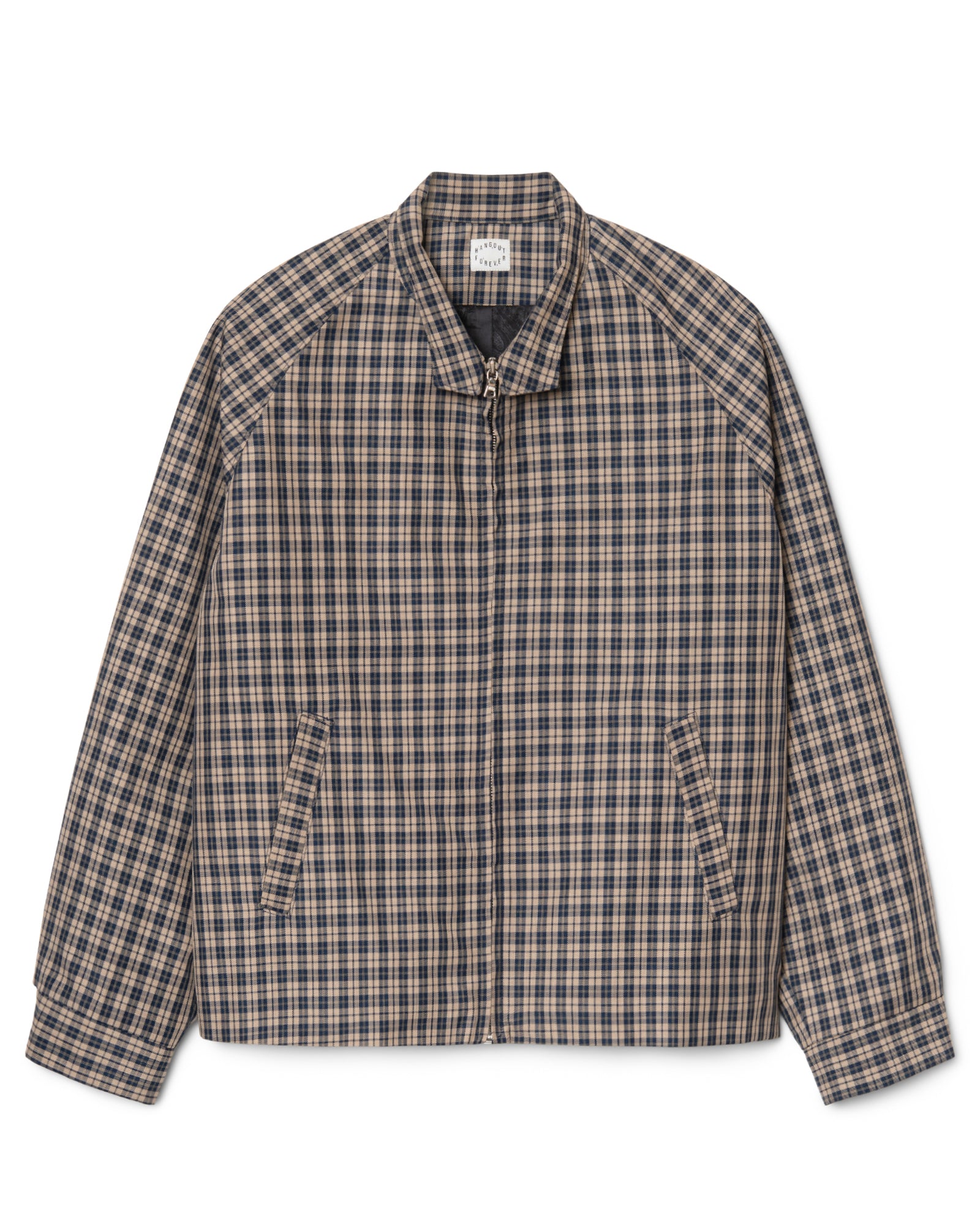 SPORT JACKET - NAVY/SAND TECHNICAL CHECK – Hangout Forever